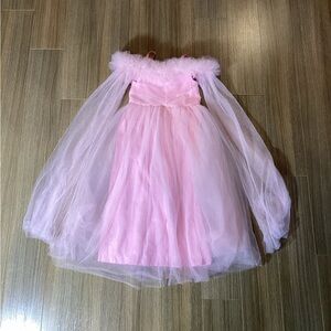 ALISA & LEO Girls Pink Elegant Formal Dress – Size 7